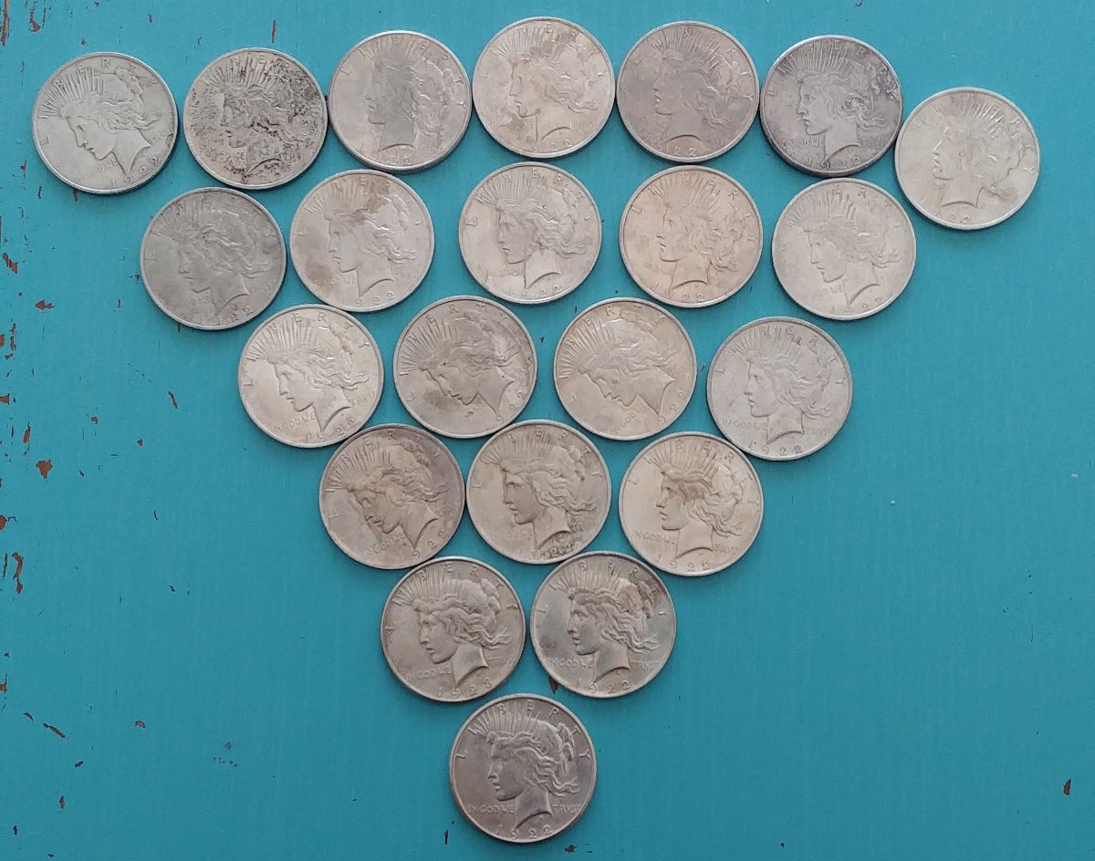 1922-Peace-Dollar-Bulk-Lot-Question-And-Advice?