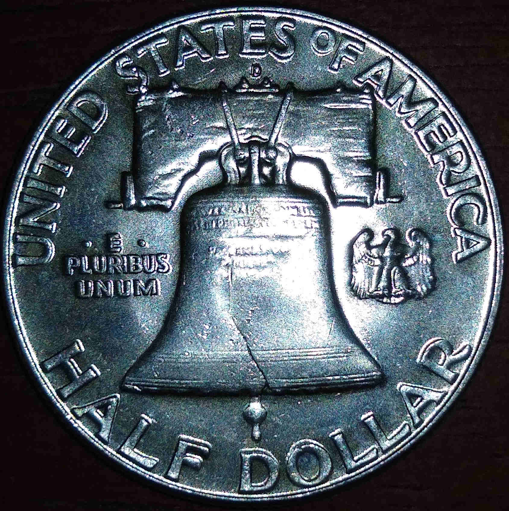 1963-D-Franklin-Half-#1