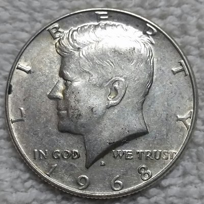 Half-Dollar-Finds-At-The-Bank.-'64,-'67,-'68-D,-And-'81-S-Proof!