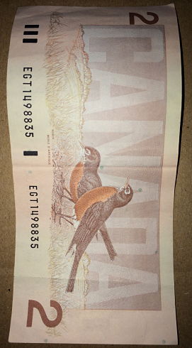Canadian-$1-&-$2-Bills-1967,-1973,-1986