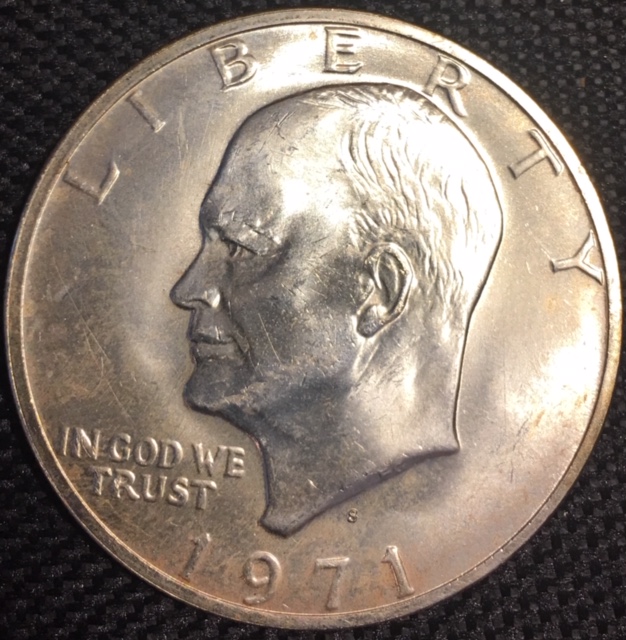 1971-S-Ike-Silver-Clad-Dollar--Help-With-Grade.