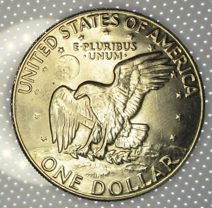 1974-D-Ike-Dollar,-Trippled-Die-Obverse-With-Clash