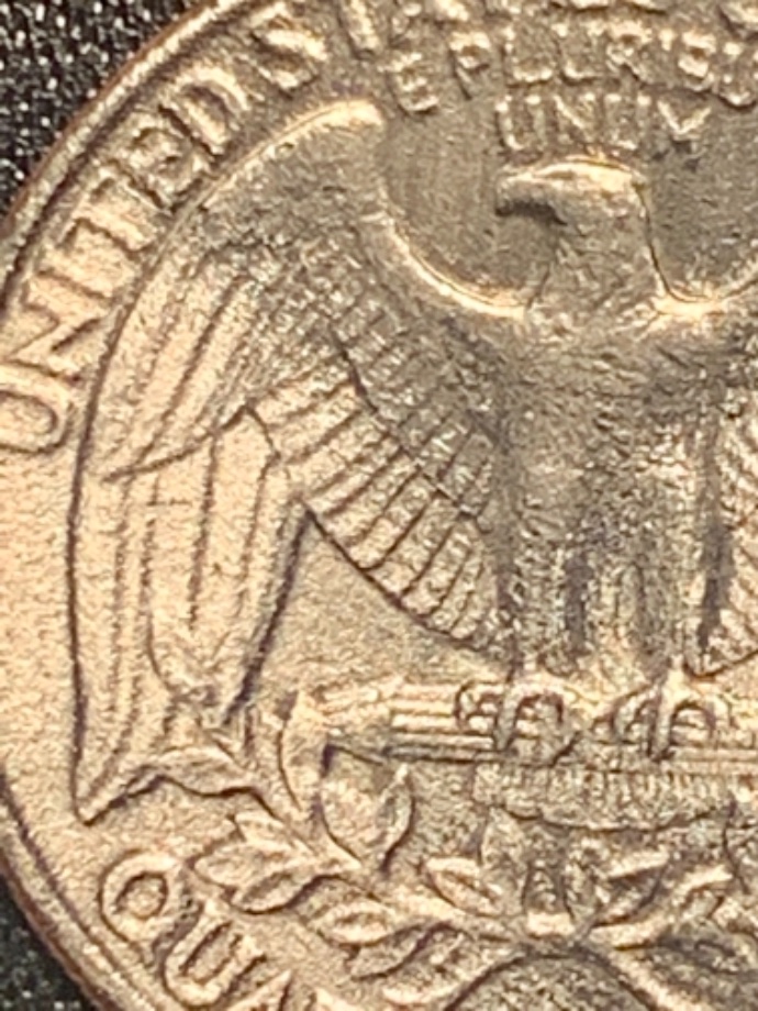 '95-Quarter-Struck-Thru-What?--Cloth?-Grease?--Please-Help