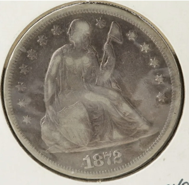 1872-Seated-Dollar--Real-Or-Fake?