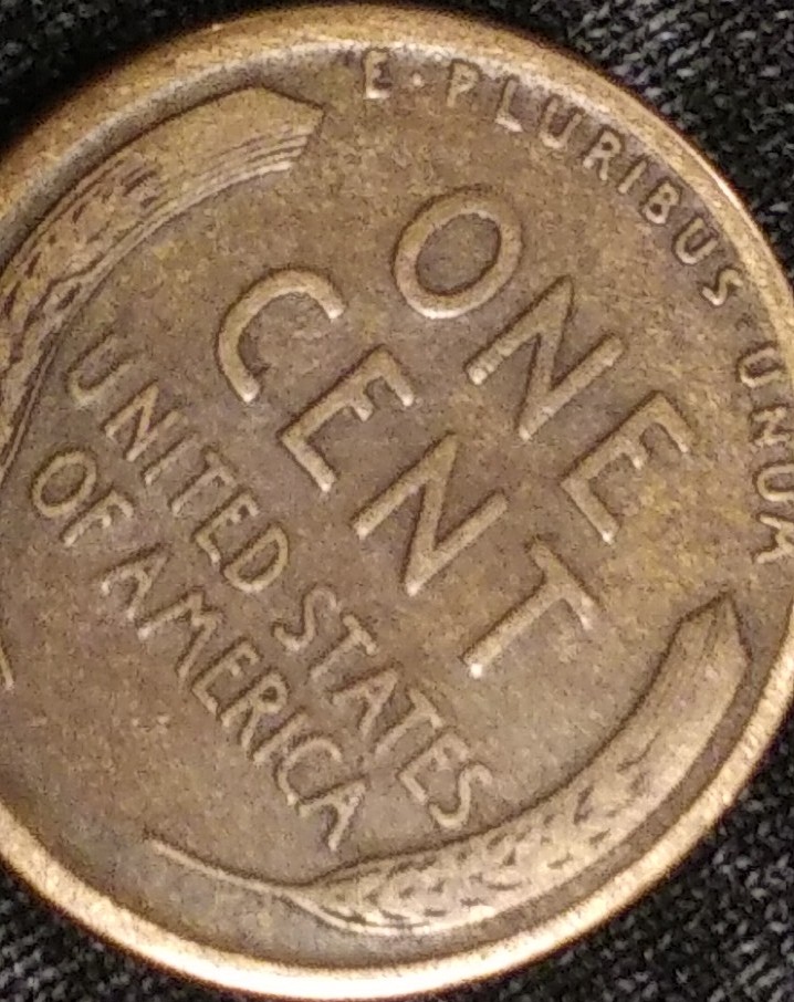 1916-S-Wheat-Cent-/-Lamination