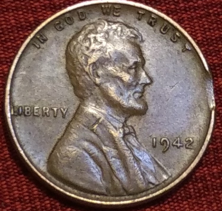 1942-Wheat-Cent/Foreign-Planchet