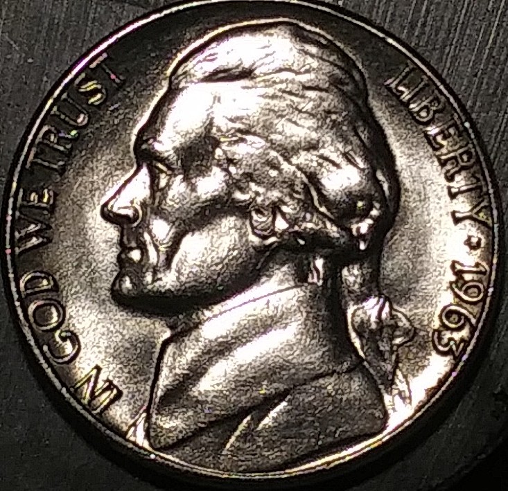1963-Jefferson-Nickel-/-With-Change