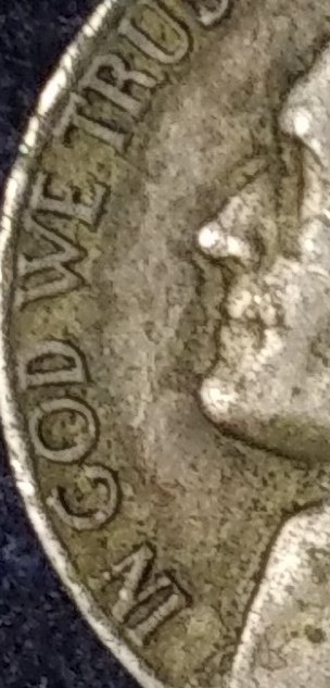 1942-Jefferson-Nickel-/-Damage?