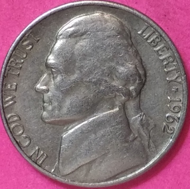 1962-D-Jefferson-Nickel-D/S