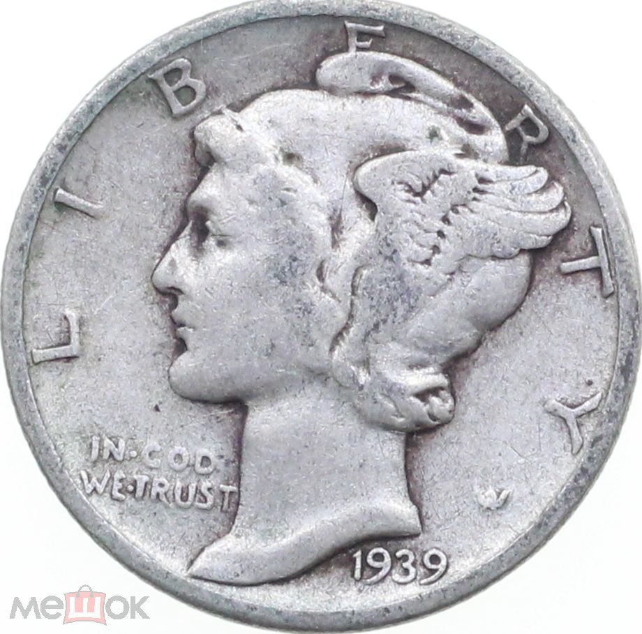 1939-Graded-Mercury-Dime-1/1