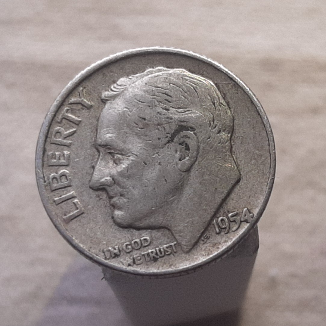 1954-D-Graded-Roosevelt-Dime-1/3