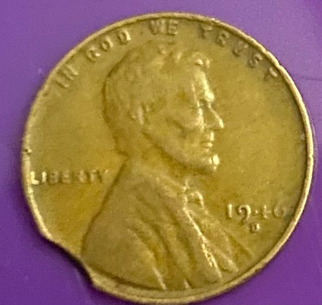 1946-Penny-With-Chunk-Missing