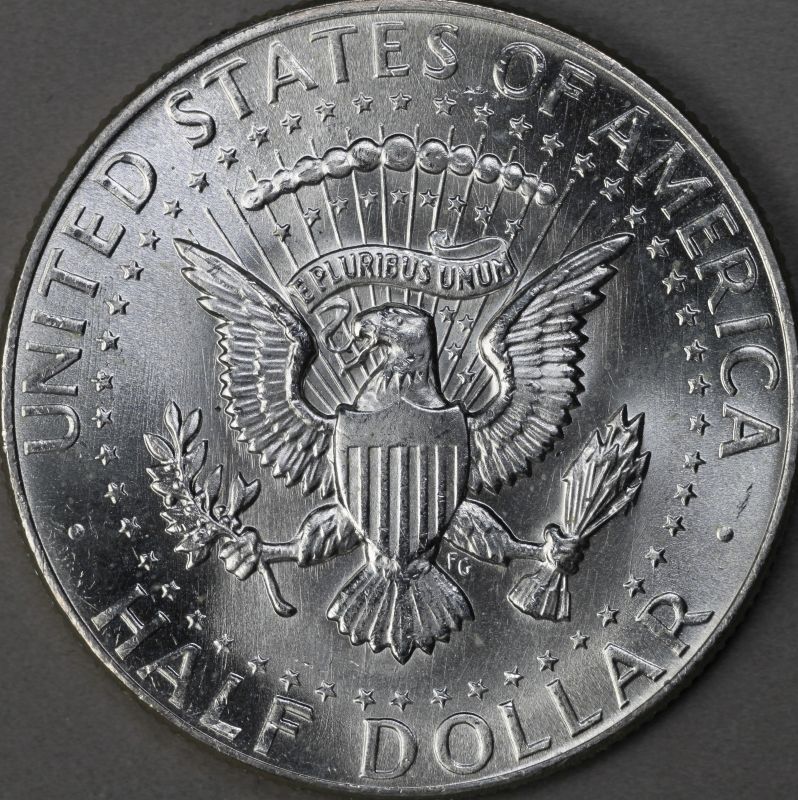 2-1964-Kennedy-1/2-Dollars-Up-For-Grading