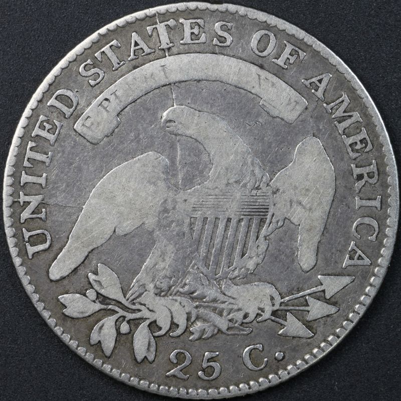 1818-Bust-Quarter-Up-For-Grading