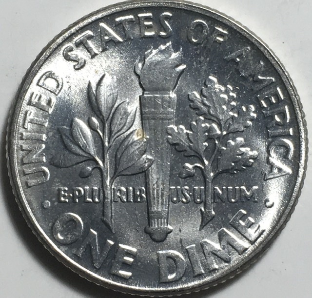 1955-Dime,-Unc.,-Unknown-Line-Through-Hair-Field?