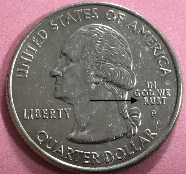 2005-P-Kansas-Dbl-Error-Quarter,-In-God-We-Rust,-Spitting-Buffalo-Same-Coin