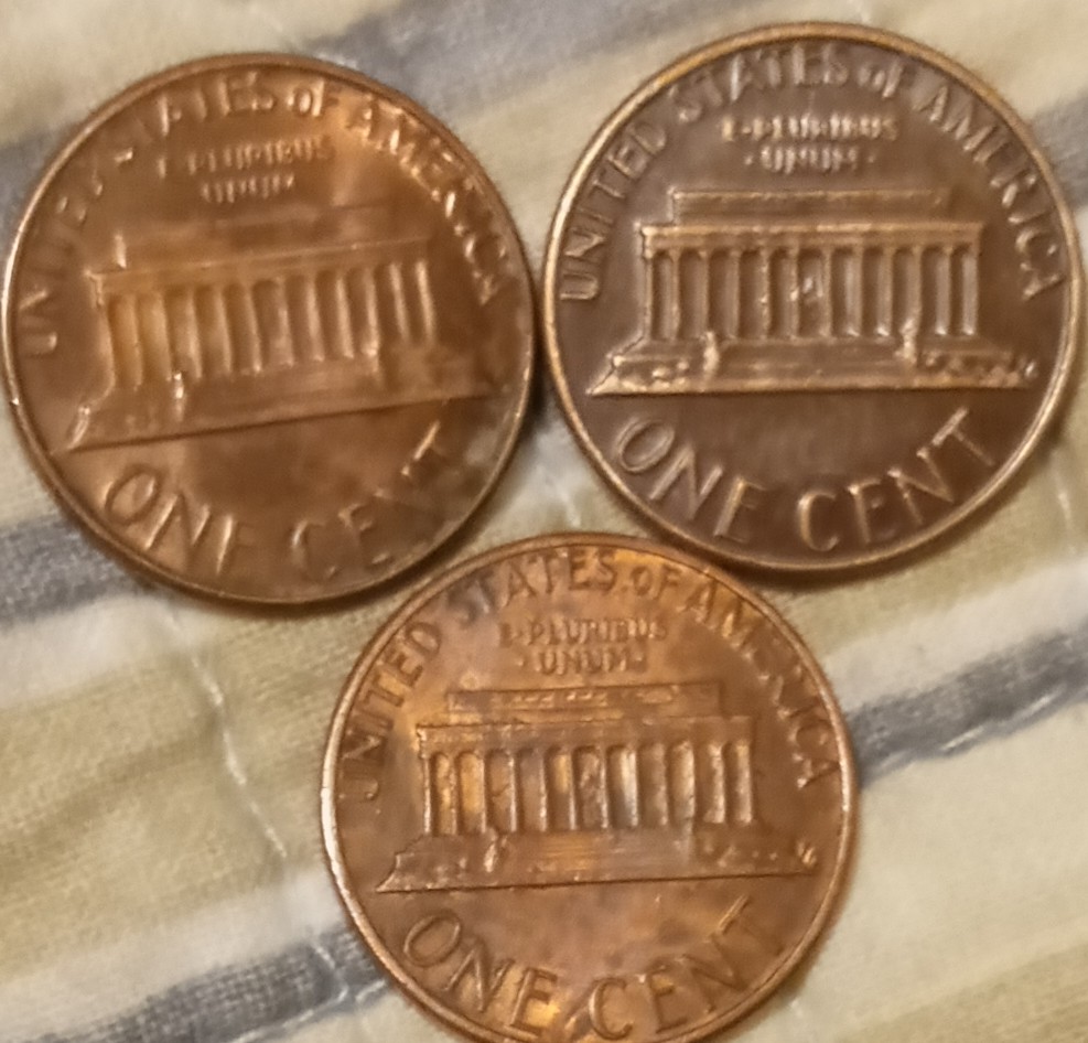 1982-Pennies-3-Different-Types