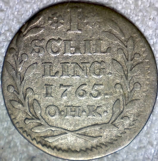 European-?-1766-?-Any-Ideas-?-Id:-Hamburg-1-Schilling