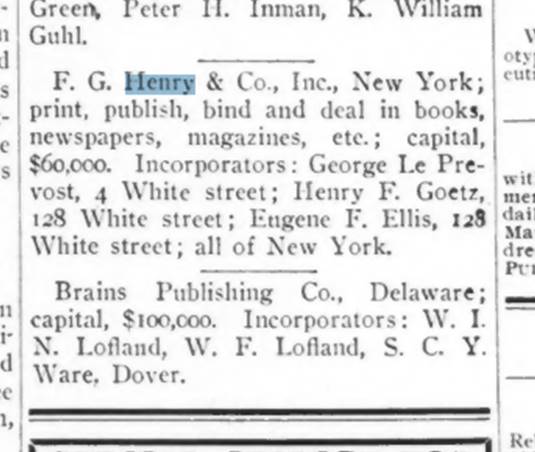 F.-G.-Henry-&-Co,-New-York?