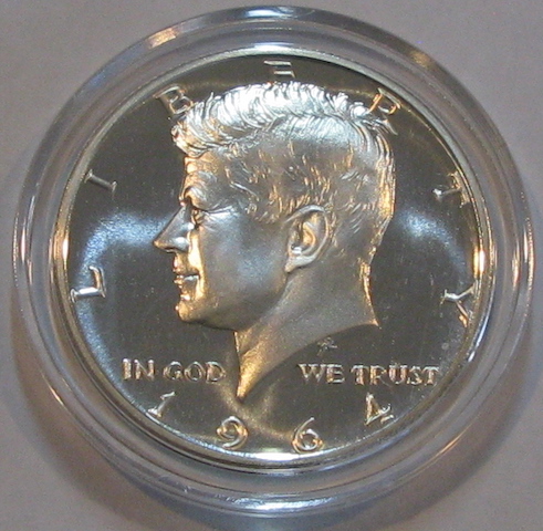 Is-This-A-Cameo-1964-Kennedy-Proof-Half-Dollar?