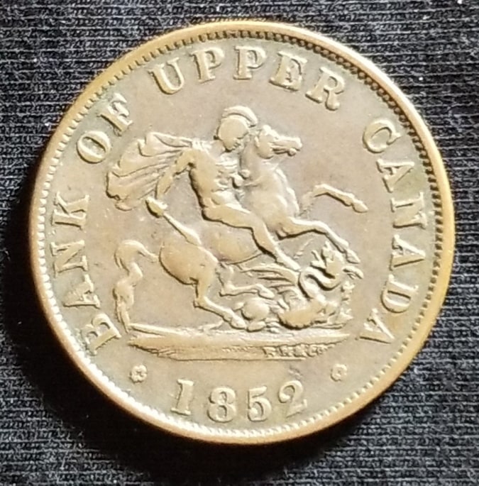 1852-Half-Penny-Bank-Token