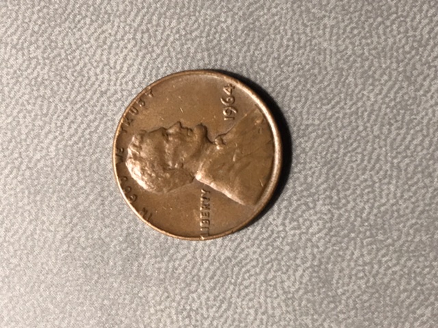 1964-Penny.-Looks-Like-An-Off-Struck-Penny-On-The-Front-By-Not-The-Back.