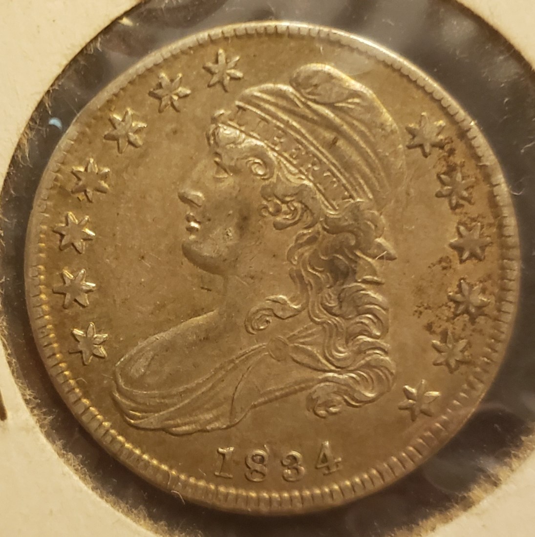 1834-Capped-Bust-Half-Dollar,-Please-Grade