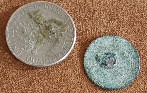 Help-ID-This-Old-Coin-With-A-Laurel-Wreath-Please.-Probably-A-Coin.-Id:-Button