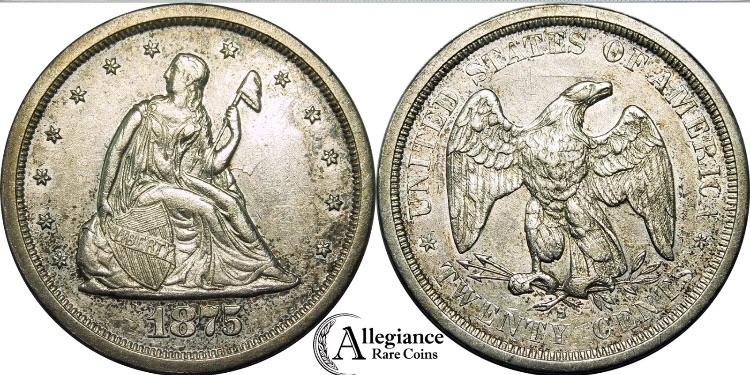 Liberty-Seated-20-Cent-Pieces-For-Grading