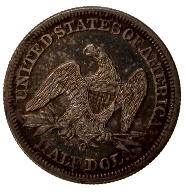1854-Arrows-Seated-Lib-Half-For-Grading