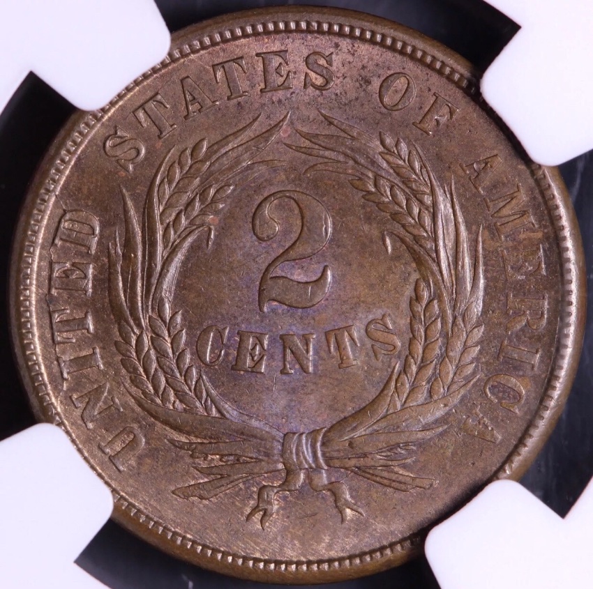 1864-2-Piece-Cents-For-Grading