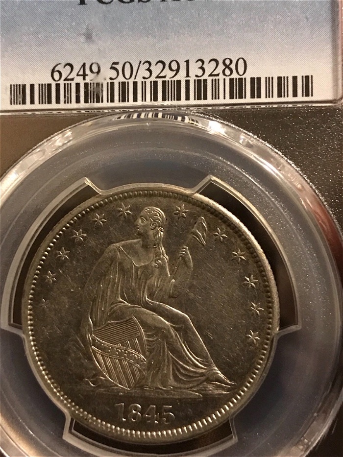 1845-Seated-Half-Dollar-For-Grading