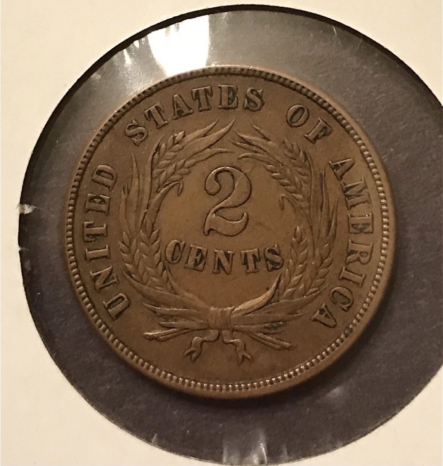 1865-Two-Cent-Piece-Raw-For-Grading