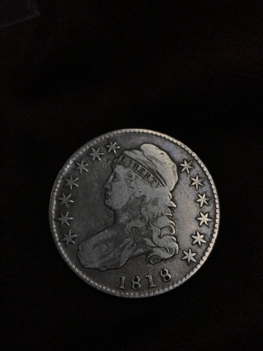 1818-Capped-Bust-Half-For-Grading