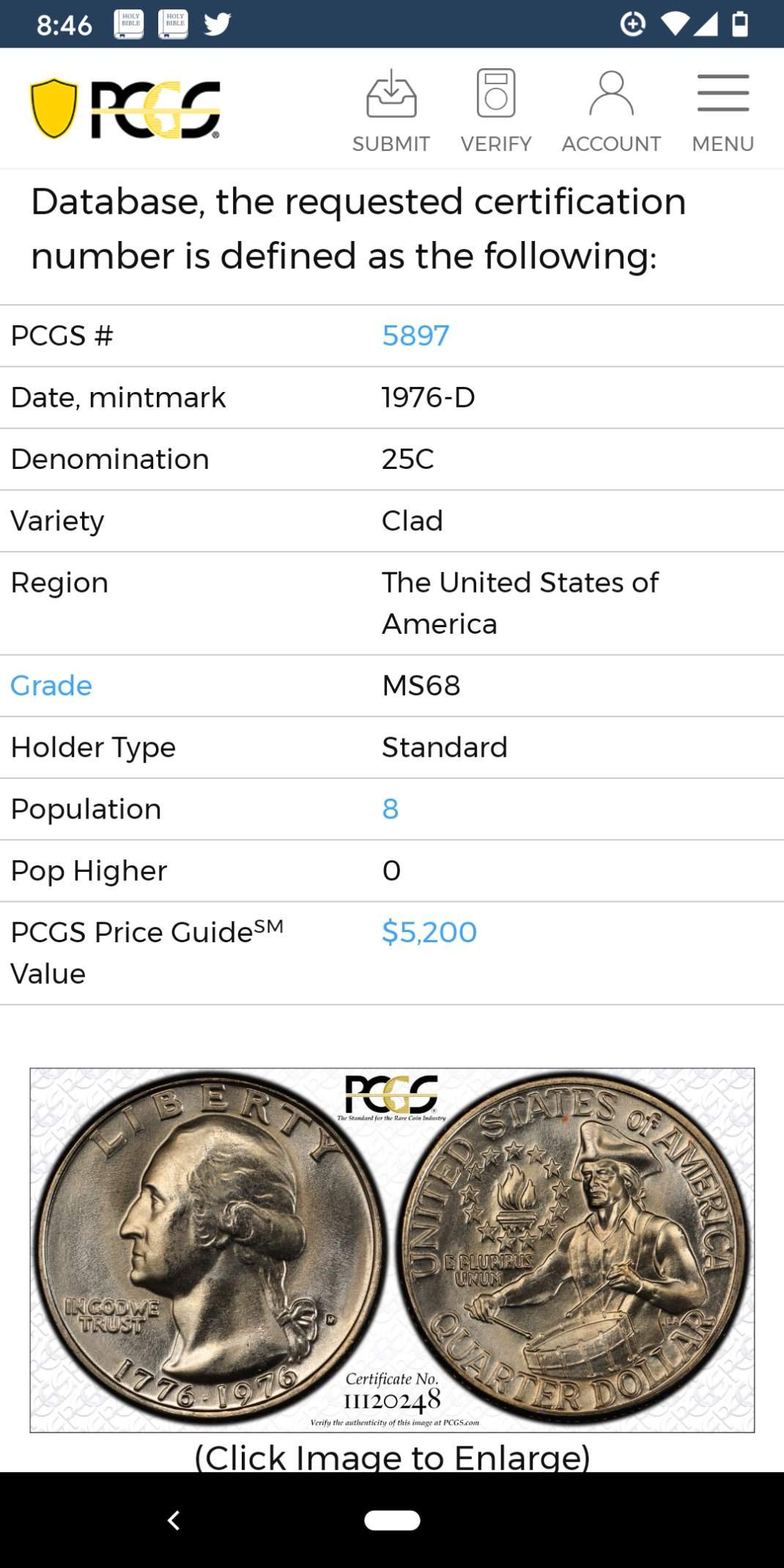 Bicentennial-Quarter-For-Grading