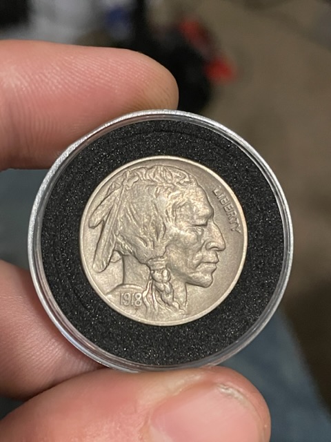 1918-Buffalo-Nickel-Found-In-Great-Condition.