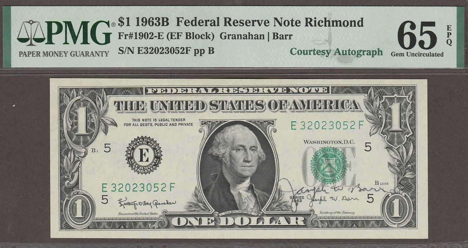 Note-Autographed-By-US-Treasurer