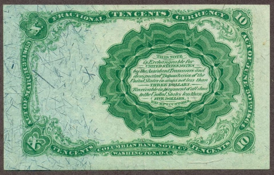 1874-5th-Issue-10-Cent-Note