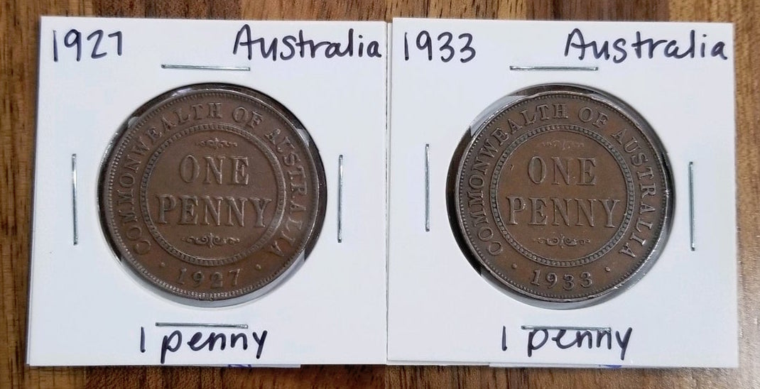 1916-1949-Australian-Pennies