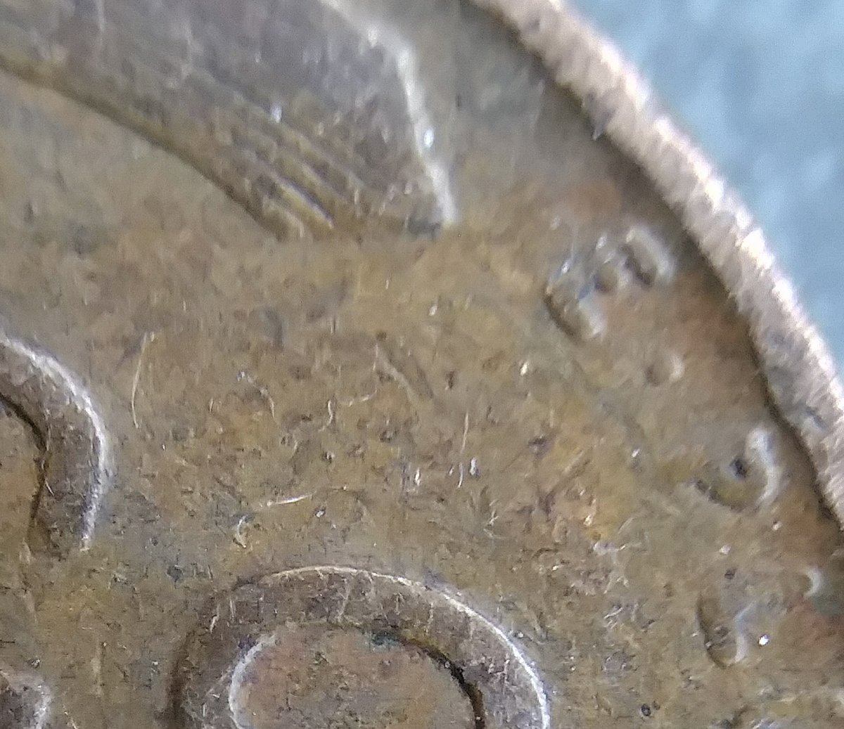 1937-Wheat-Penny-Struck-Over-Foreign-Coin?!