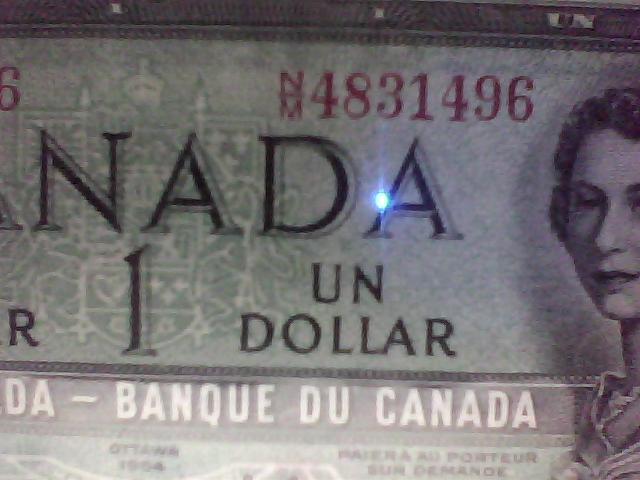 Canadian-1954-$1-Replacement-Banknote-N/M-Variety