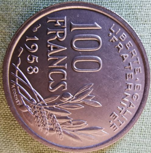 1958-100-Francs-Coin