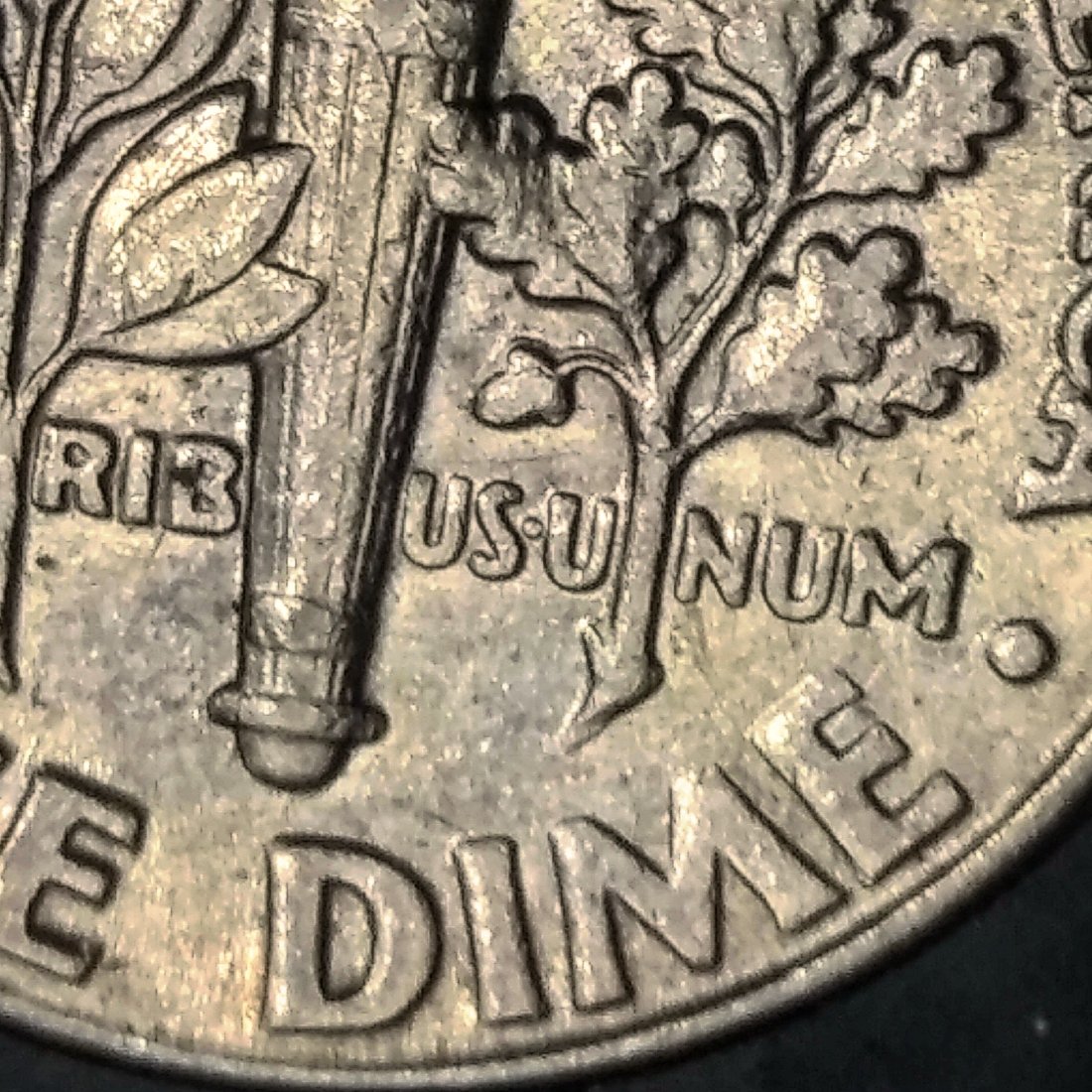 1994-P-Dime-DDO-/-DDR-And-Die-Crack-Cud-On-Obverse?