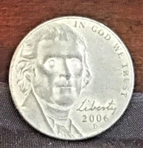 2006-D-Five-Cent-Strange-Silver-And-Sparkle-Color
