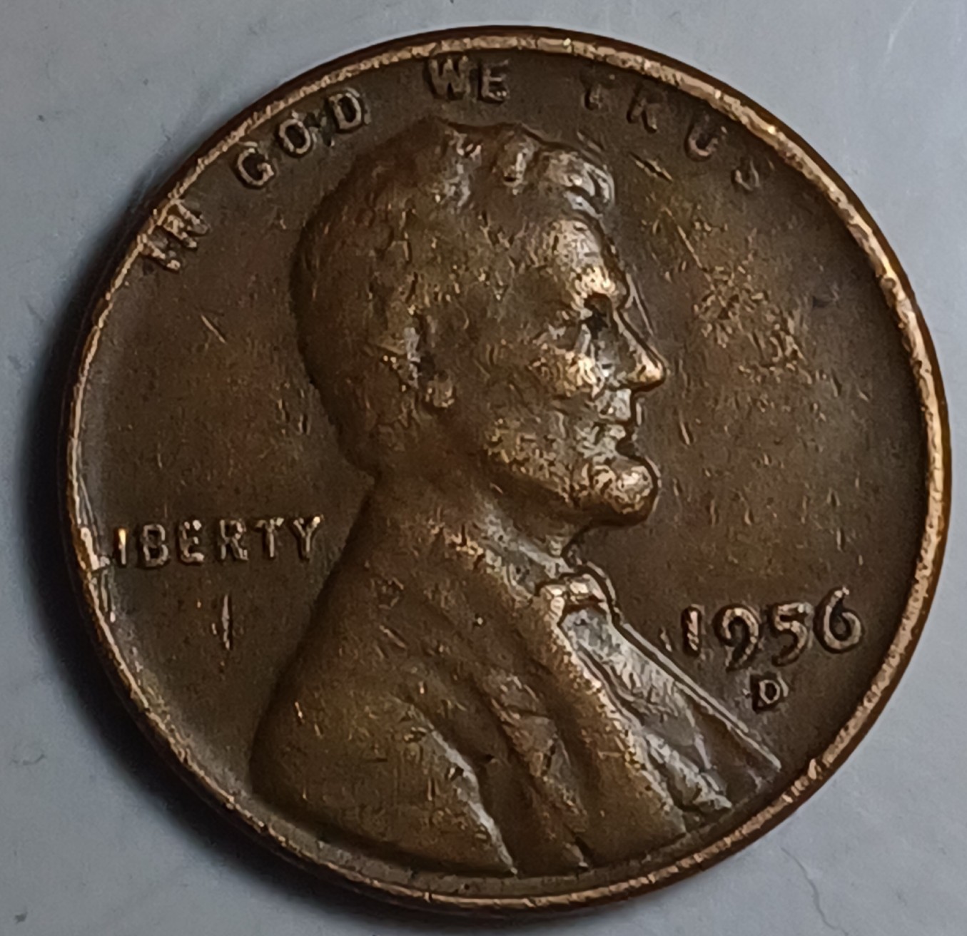 1956--D-Lincoln-Cent