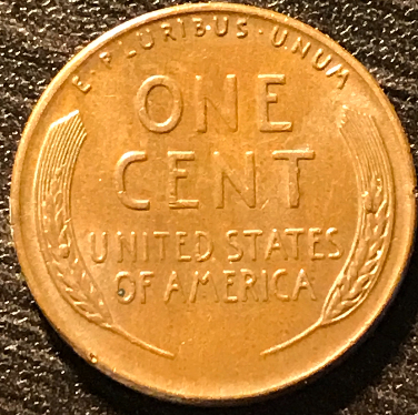 1955-Wheat-Penny:-2-Cuds-On-Reverse