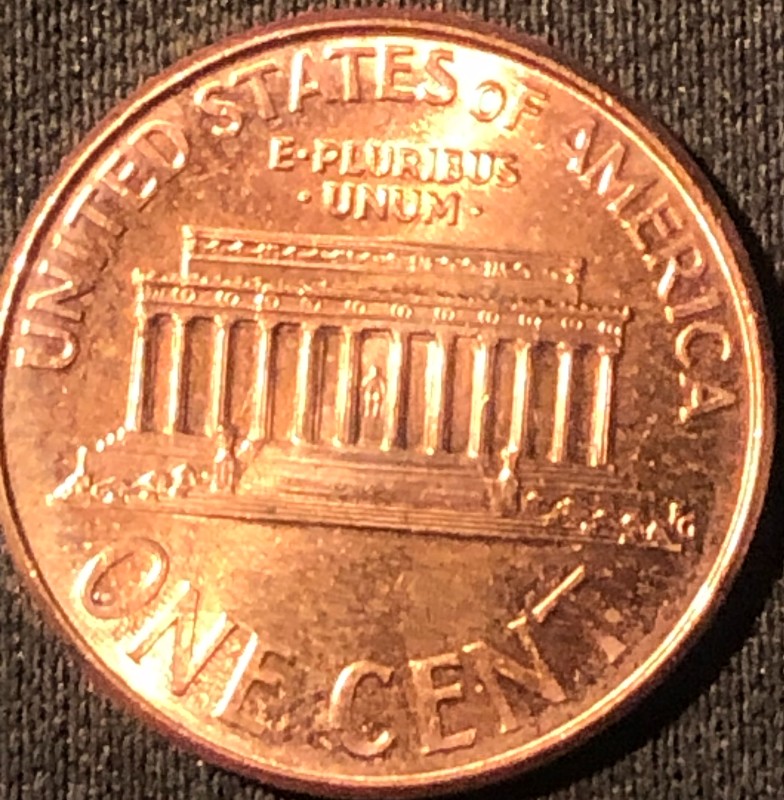 2005-D-One-Cent-Odd-Circle-Imprinted-On-Obverse,-Is-This-Just-PMD?