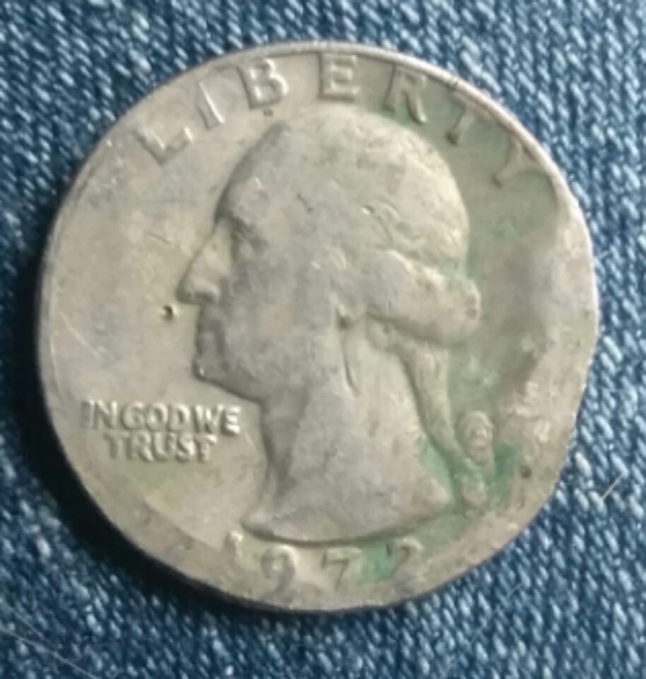 1972-Washington-Quarter-Mis-Shapen