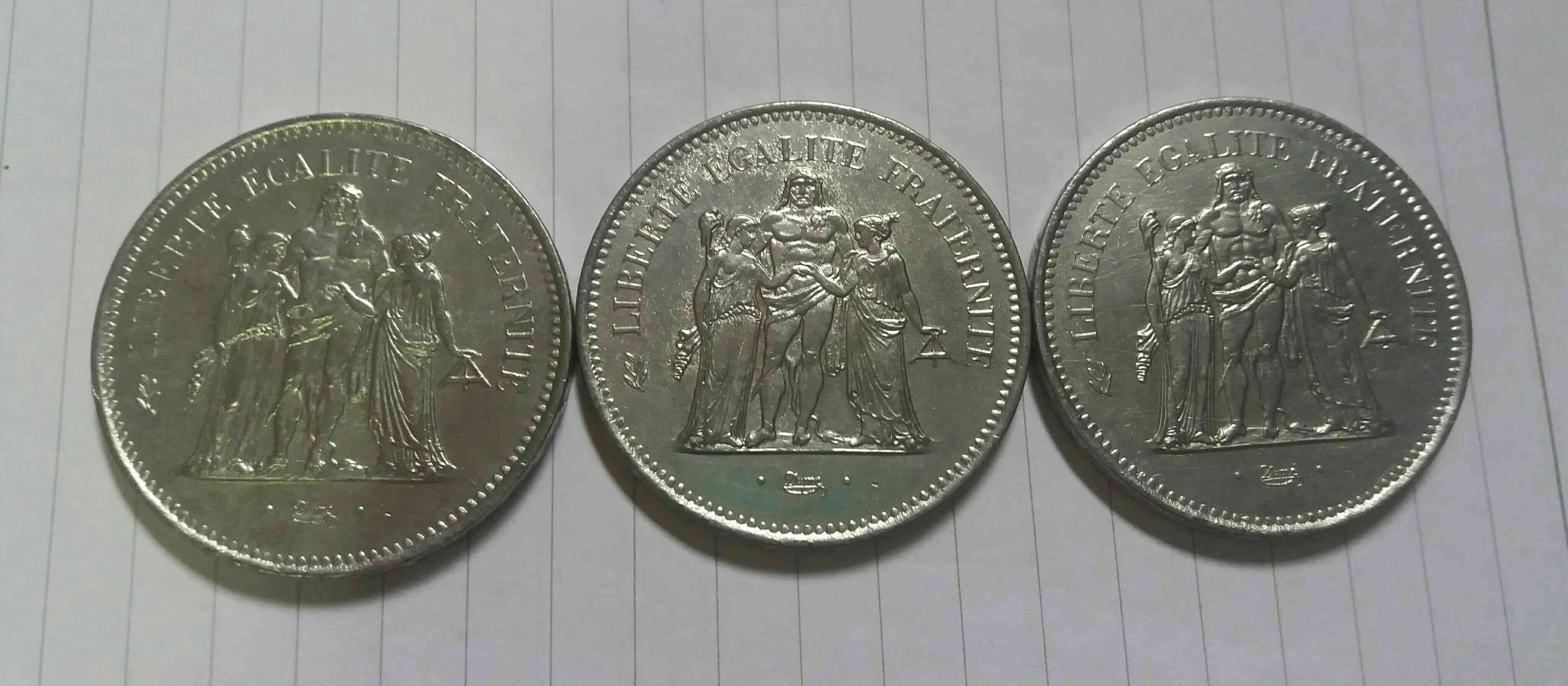 Help!-Fake-Or-Real?-Strange-Edge-On-1977-50-Francs-Coins.