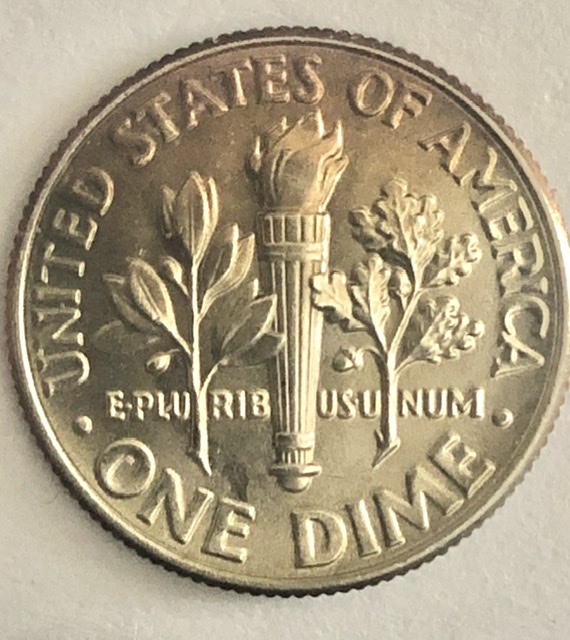 2017-D-Dime---Roosevelt-With-Horn,-Mostly-Copper-Obverse